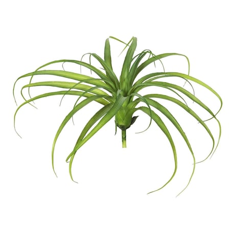 Dare2Decor Plastic Grass-Frosted Green Greenery Stem 3 Per Bag DA591045